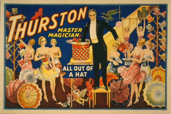 Thurston The Master Magician : All Out Of A Hat