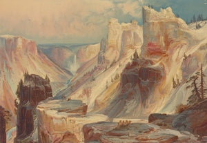 The Grand Canon, Yellowstone Nature Print