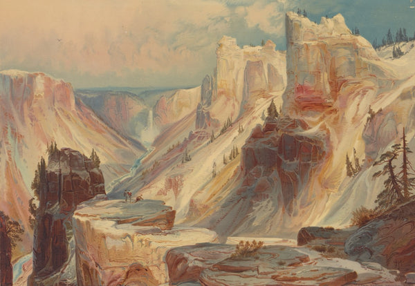 The Grand Canon, Yellowstone Nature Print